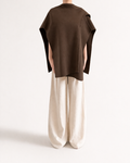 Wool Cape Top with Scarf