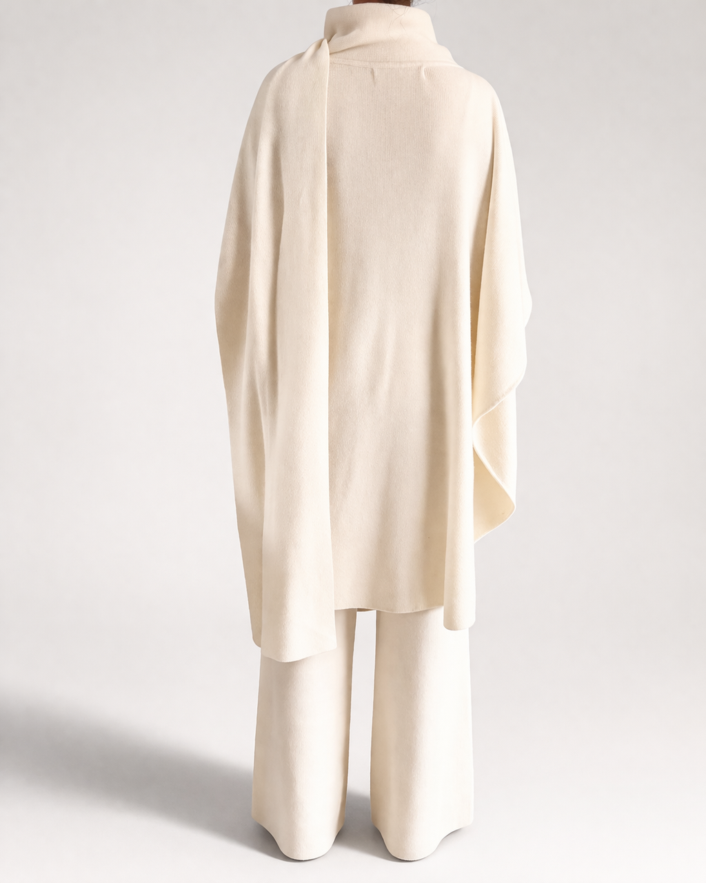 Draped Knit Cape