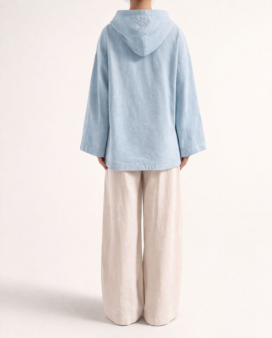 Relaxed Hoodie Blouse