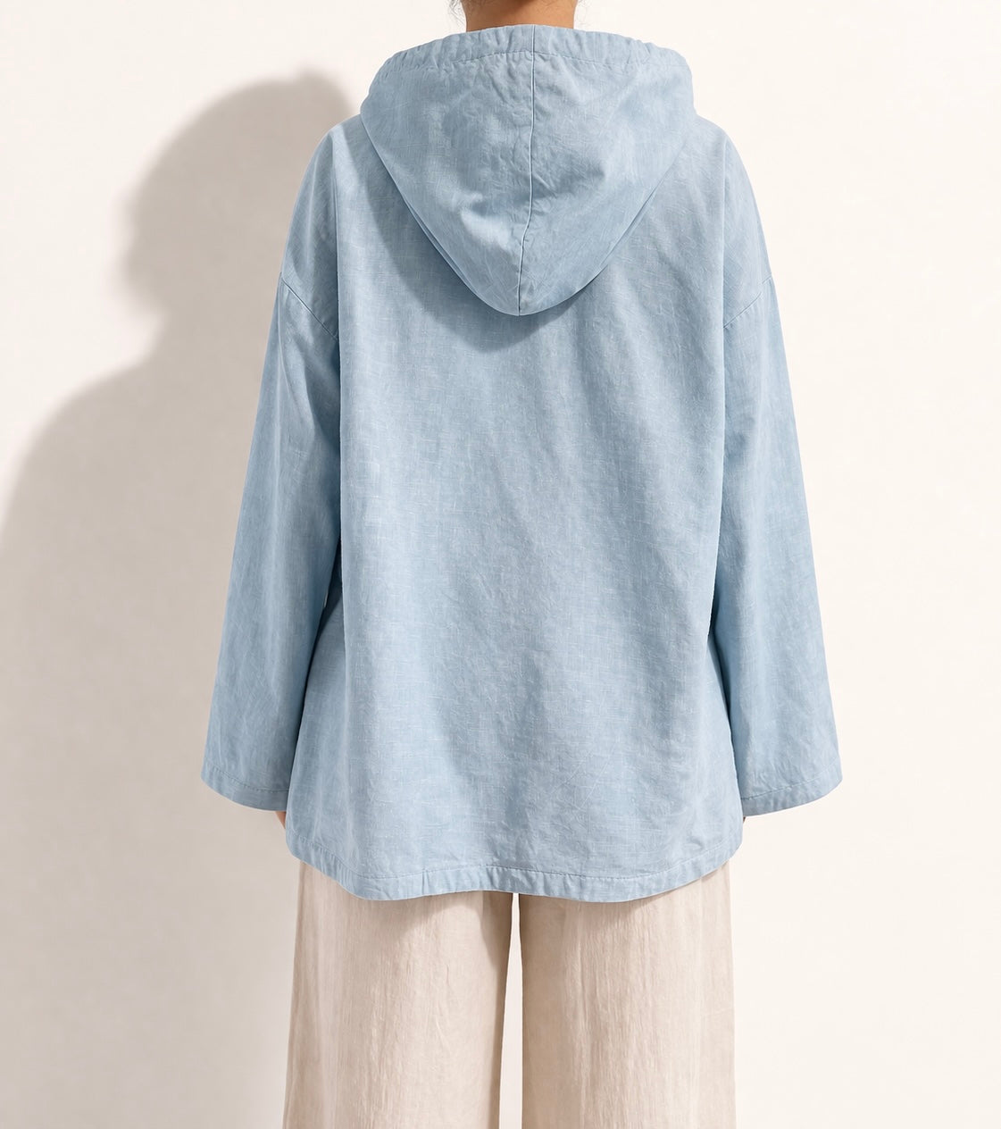Relaxed Hoodie Blouse