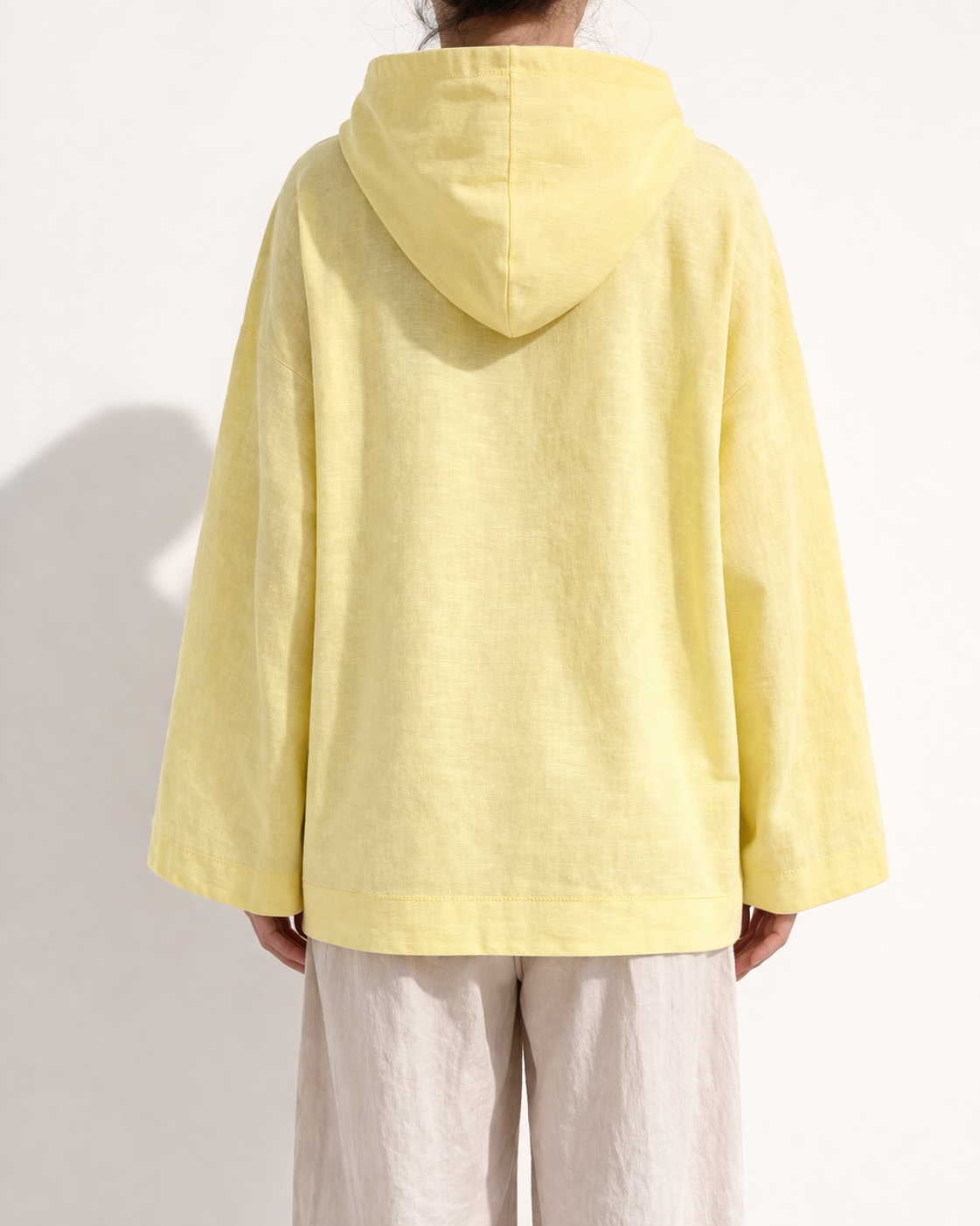 Relaxed Hoodie Blouse