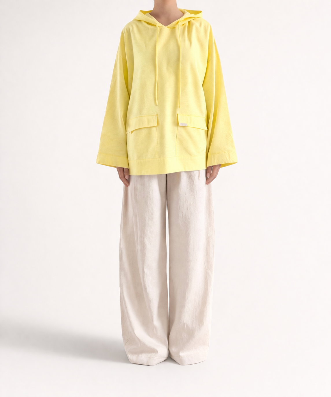Relaxed Hoodie Blouse