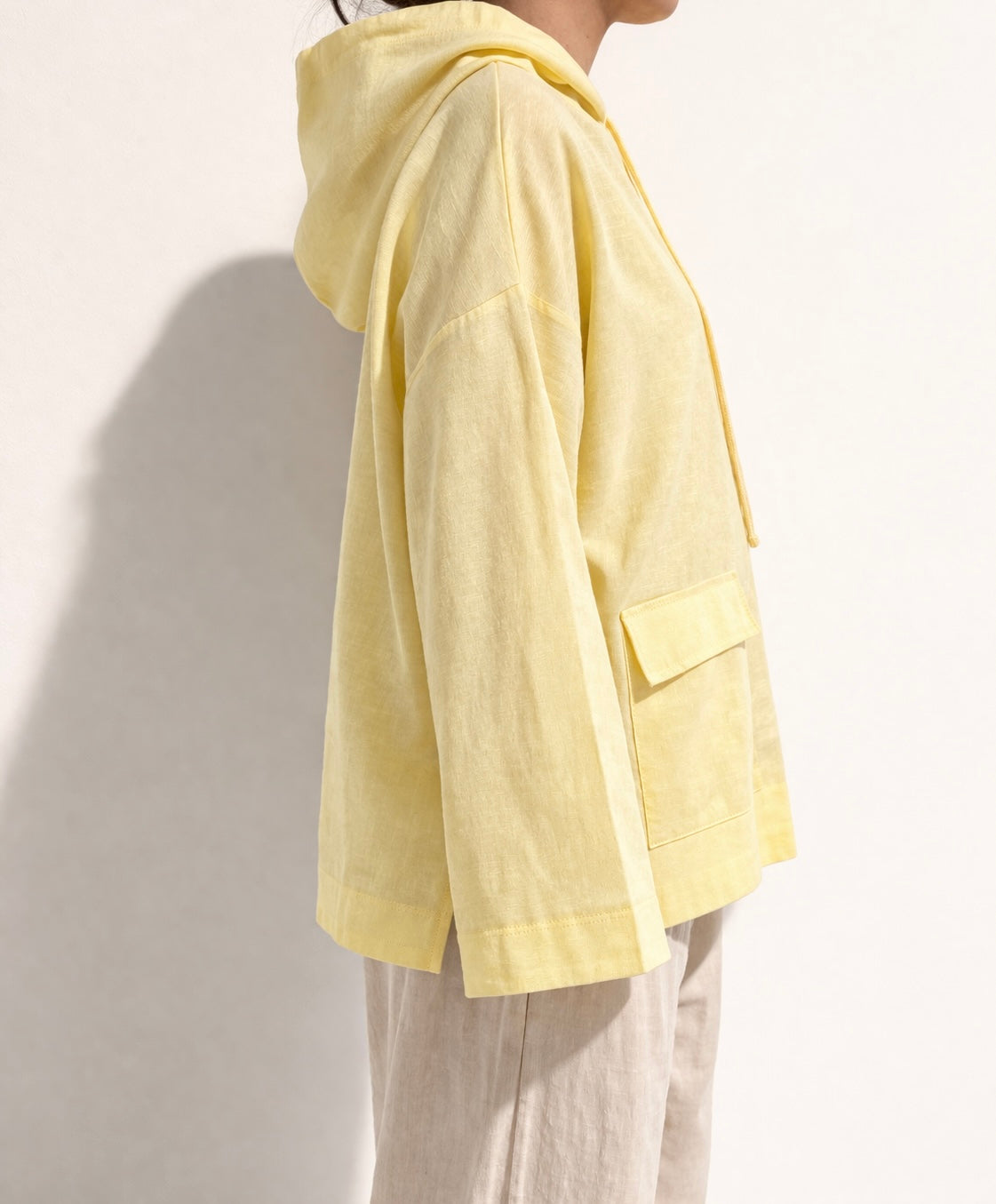 Relaxed Hoodie Blouse